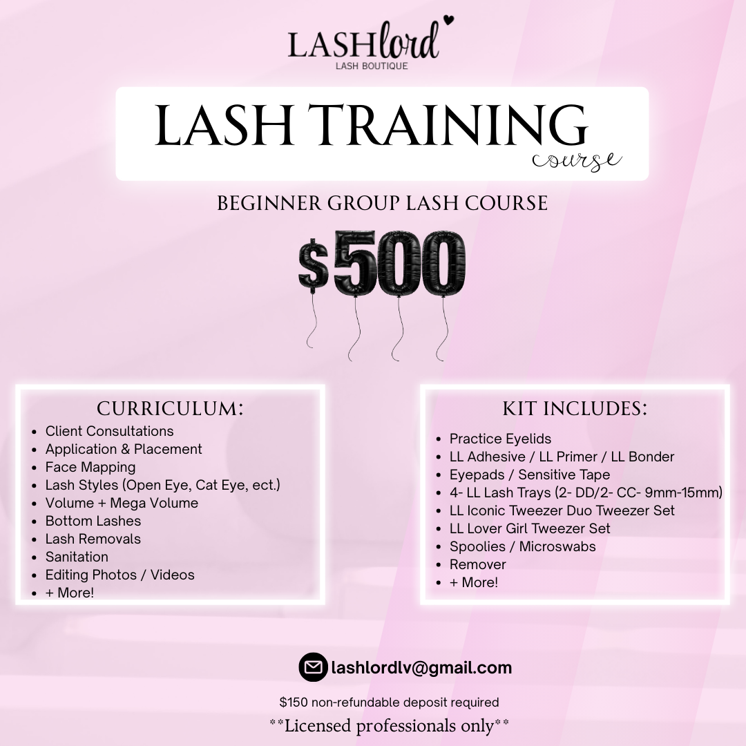 Beginner Group Lash Training Course