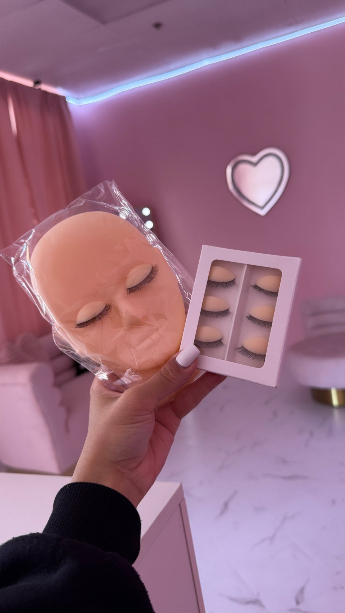 Practice Doll Head w/ 4 Eyelids