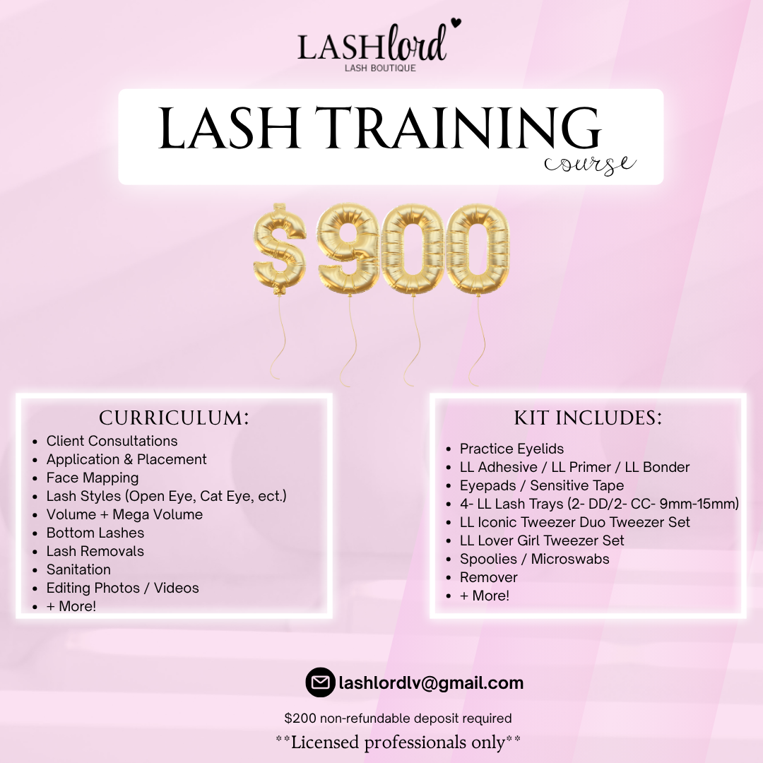 1:1 Beginner/Intermediate Lash Training