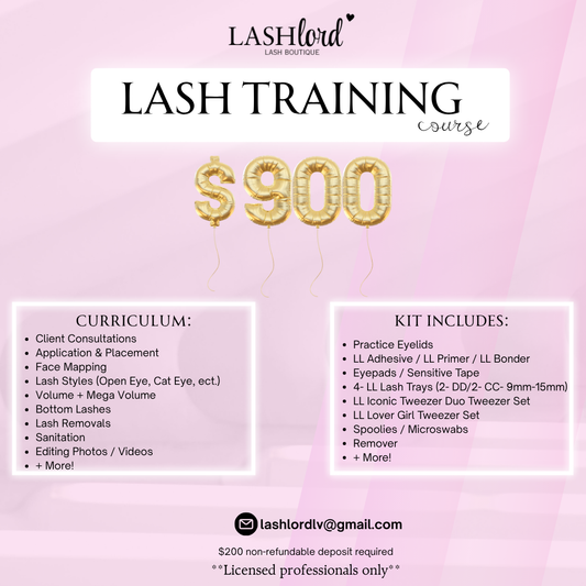 1:1 Beginner/Intermediate Lash Training