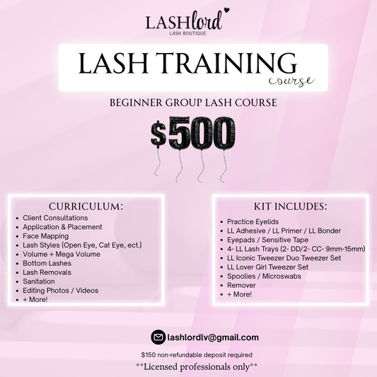 Beginner Group Lash Training Course