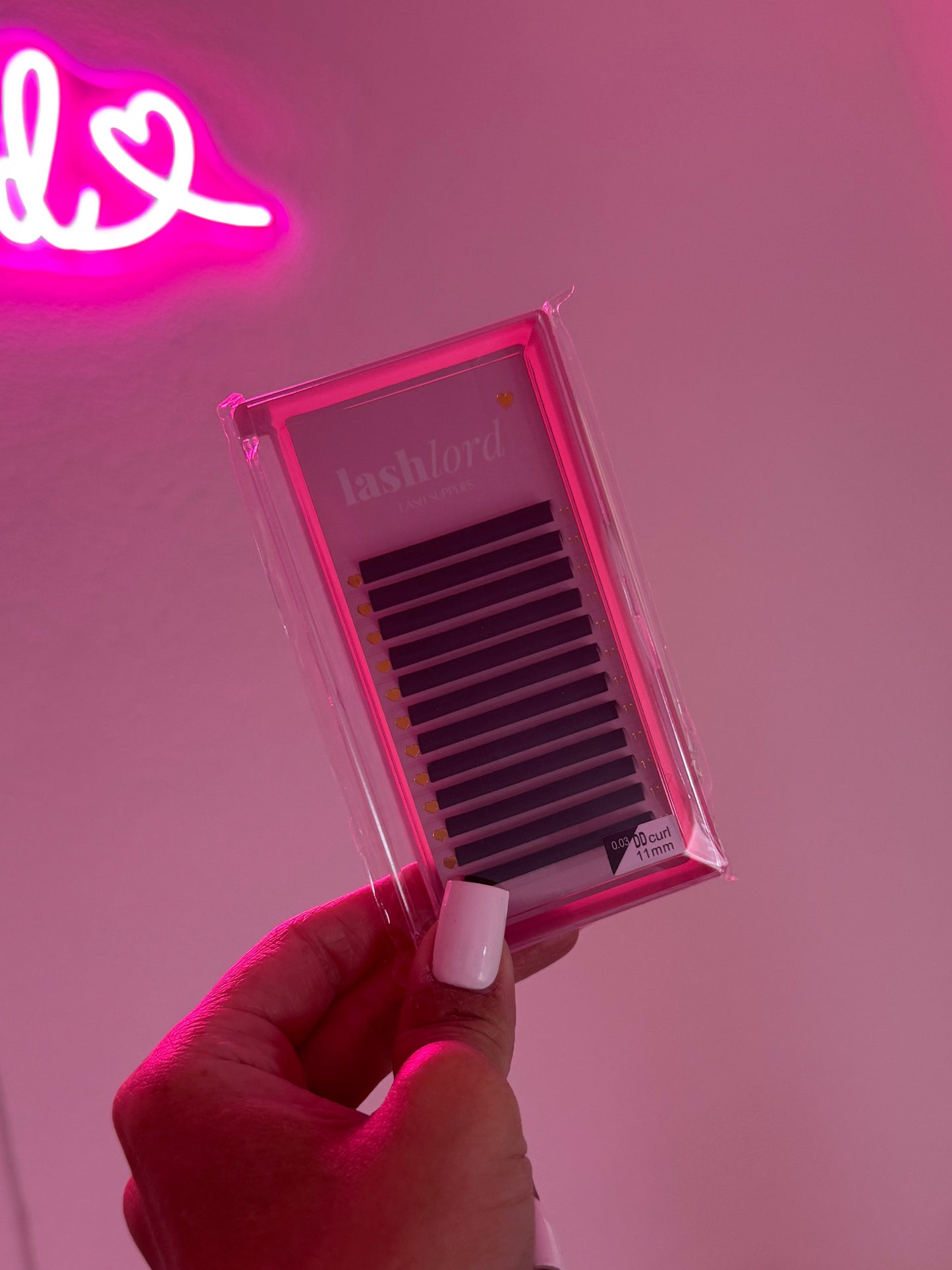 B Curl - Bottom Lash Tray